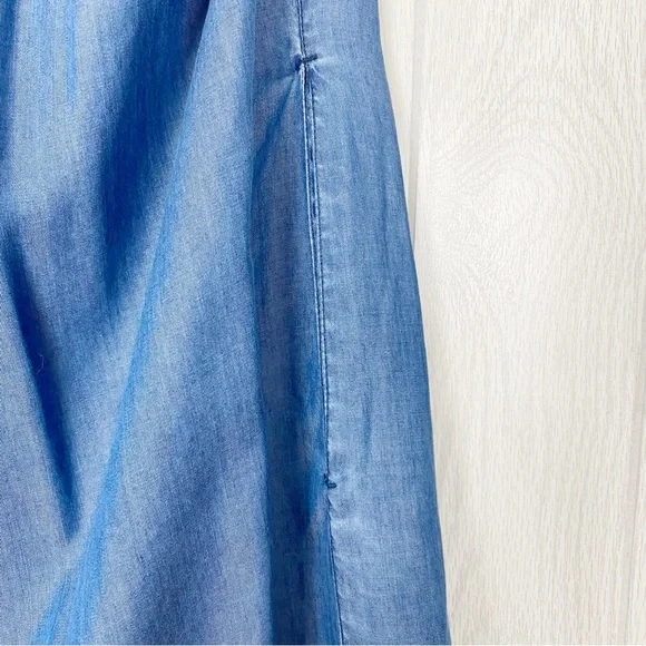 Tommy Bahama | Chambray Off The Shoulder Mini Dress Size XS - Picture 8 of 12